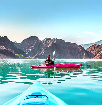 Kayaking in Dubai 